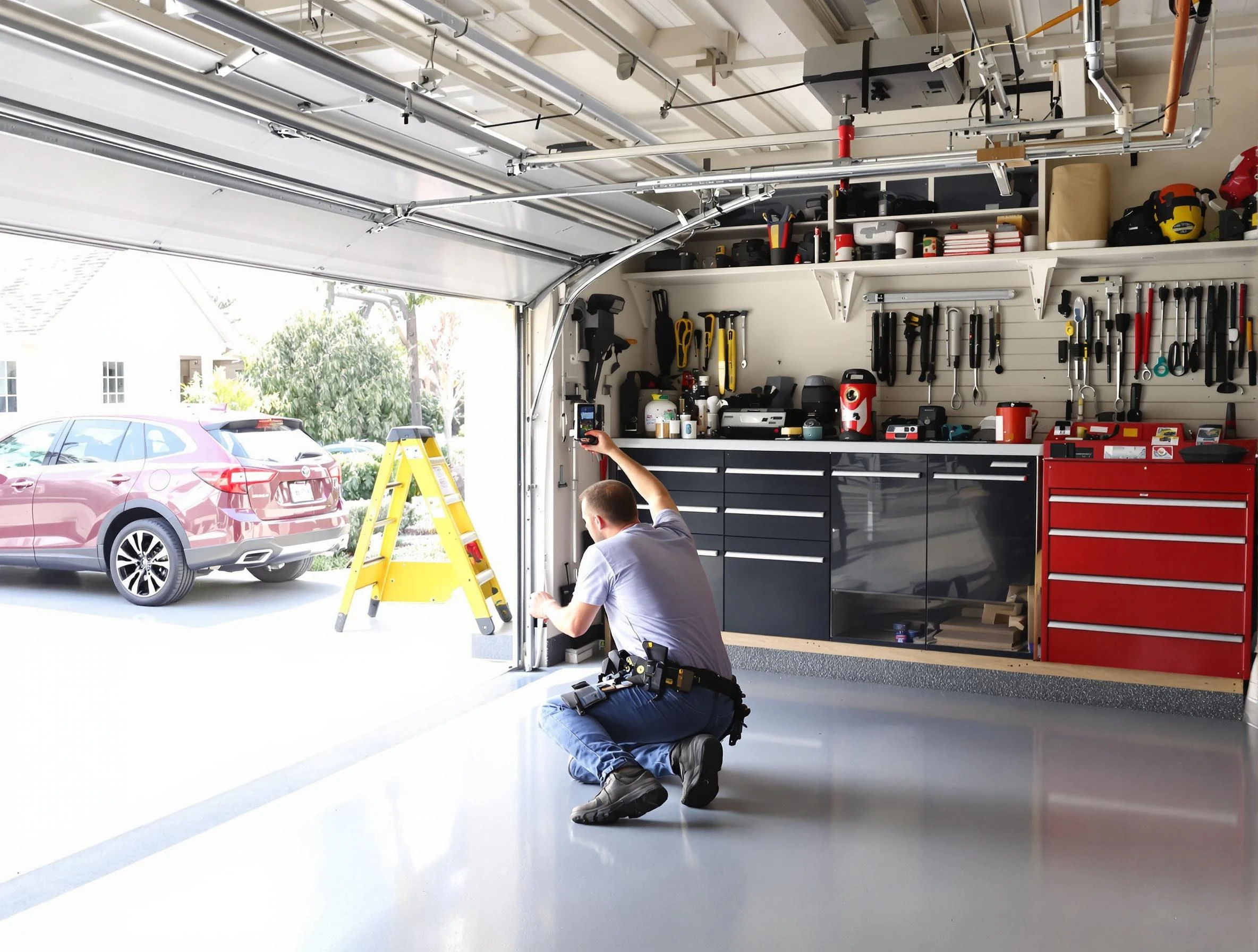 Local garage door repair service by Hillsborough Garage Door Repair in Hillsborough
